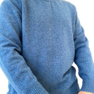 Gap wool blend sweater mens large blue